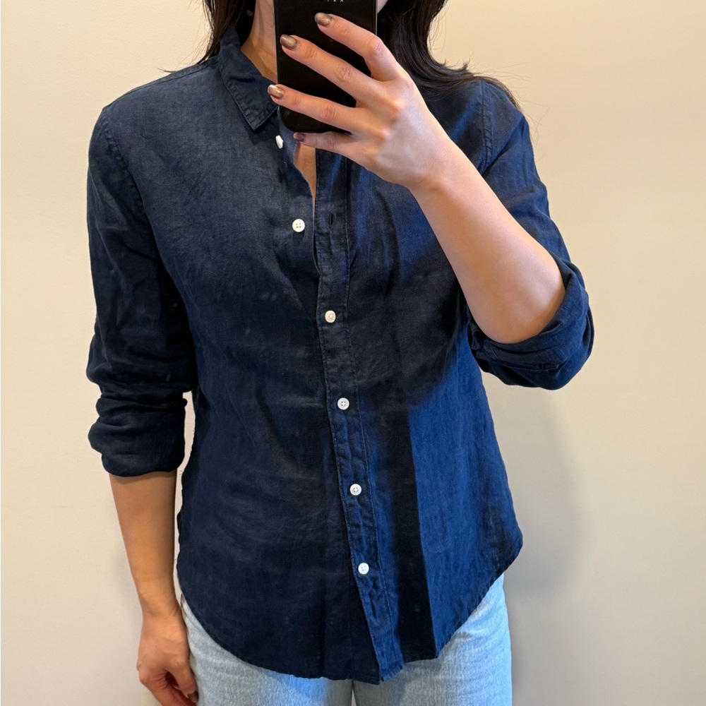 J. Crew Slim Fit Baird McNutt Irish Linen Shirt